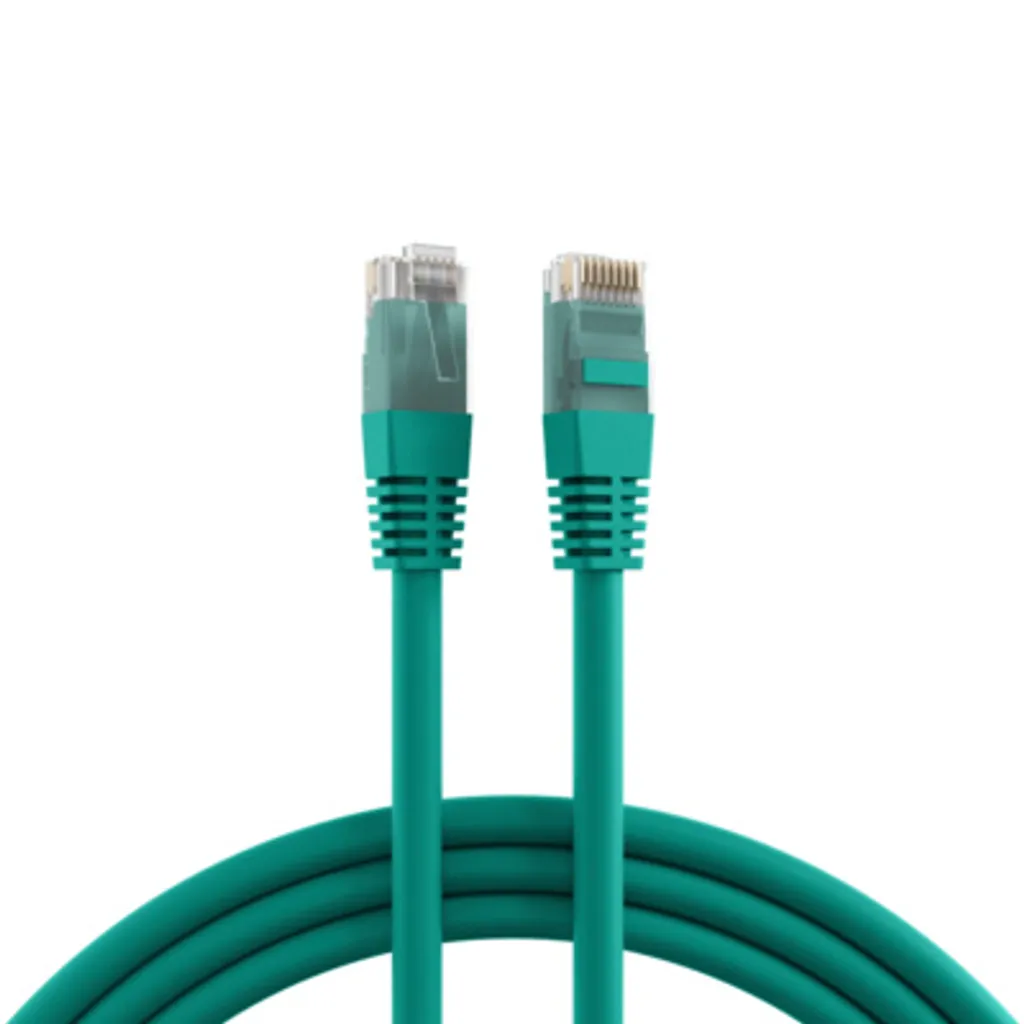 Cavo Ethernet 2m Verde EFB K8093.2 Cat 5e | Plug & Play Alta Qualità