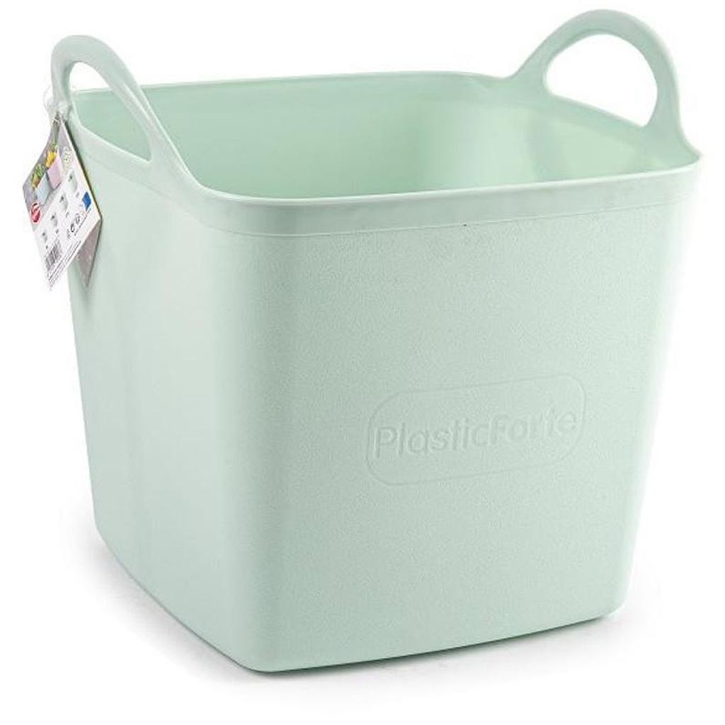 Plasticforte Eimer/Waschekorb - flexibel - hellgrun - 43 l Produktbild 