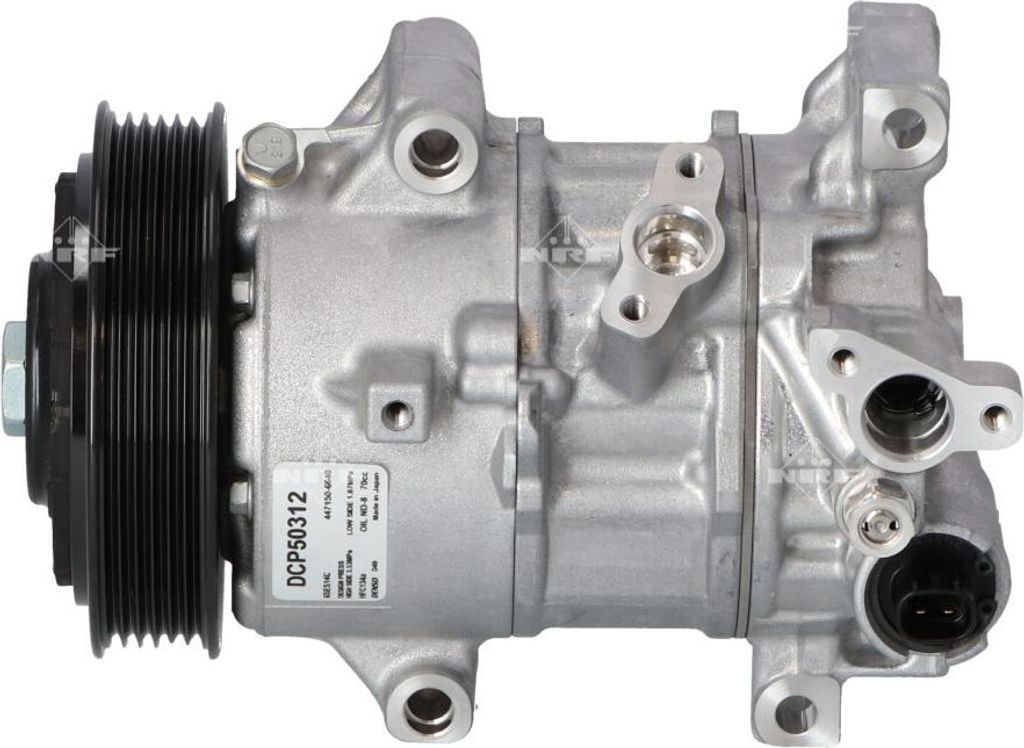 Klimakompressor 12 V Ø 120 mm 6SES14C NRF für u.a. TOYOTA COROLLA