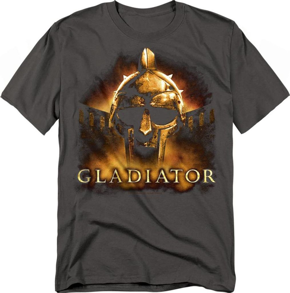 Gladiator - "My Name Is" T-Shirt für Herren/Damen Uni TV28264 (S) (Holzkohle)