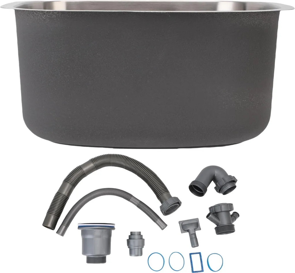 Lavabo Monoblocco Acciaio Inox 304 | Lavello Sottopiano Cucina e Bar