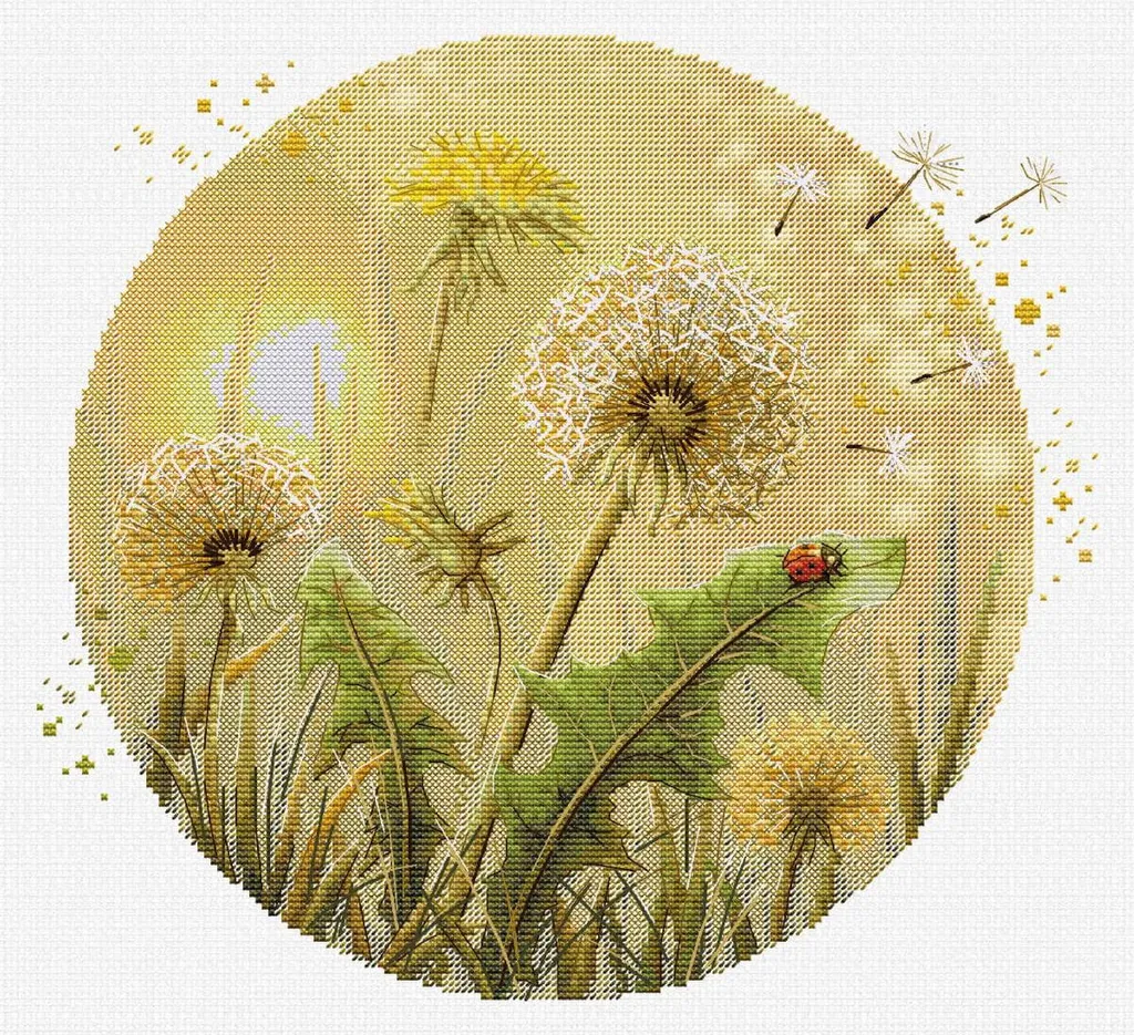 HobbyJobby Ricamo Punto Croce It's Time to Fly 26x24cm Kit Completo