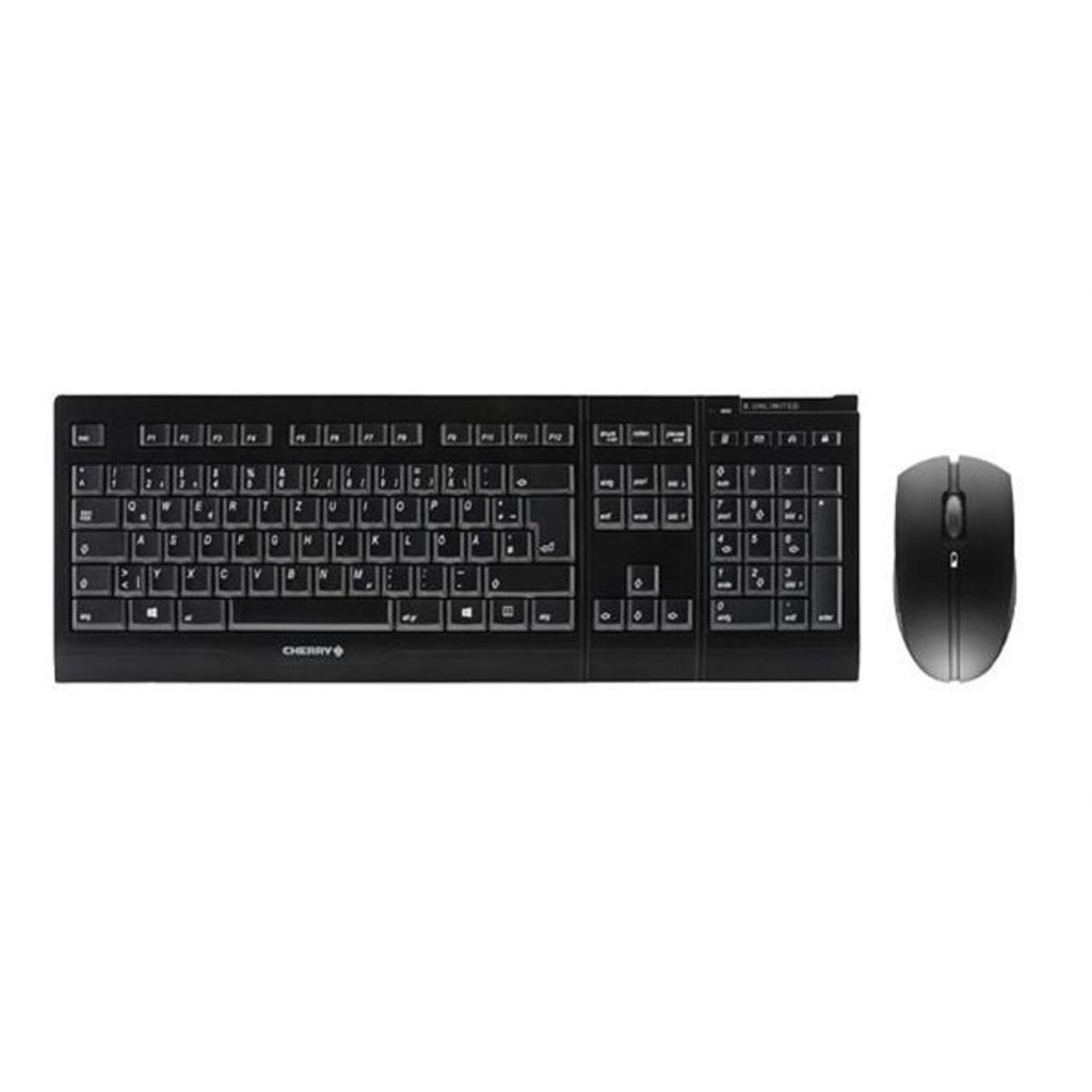 CHERRY Tastatur-Maus-Set B. Unlimted 3.0 JD-0410DE-2 sw Produktbild 