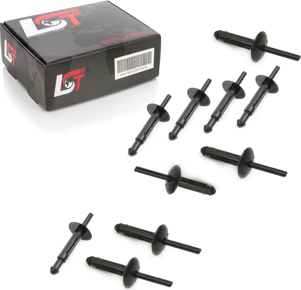 10x Blindniete für Stoßstangen Befestigungsclip für CHRYSLER DODGE JEEP PLYMOUTH