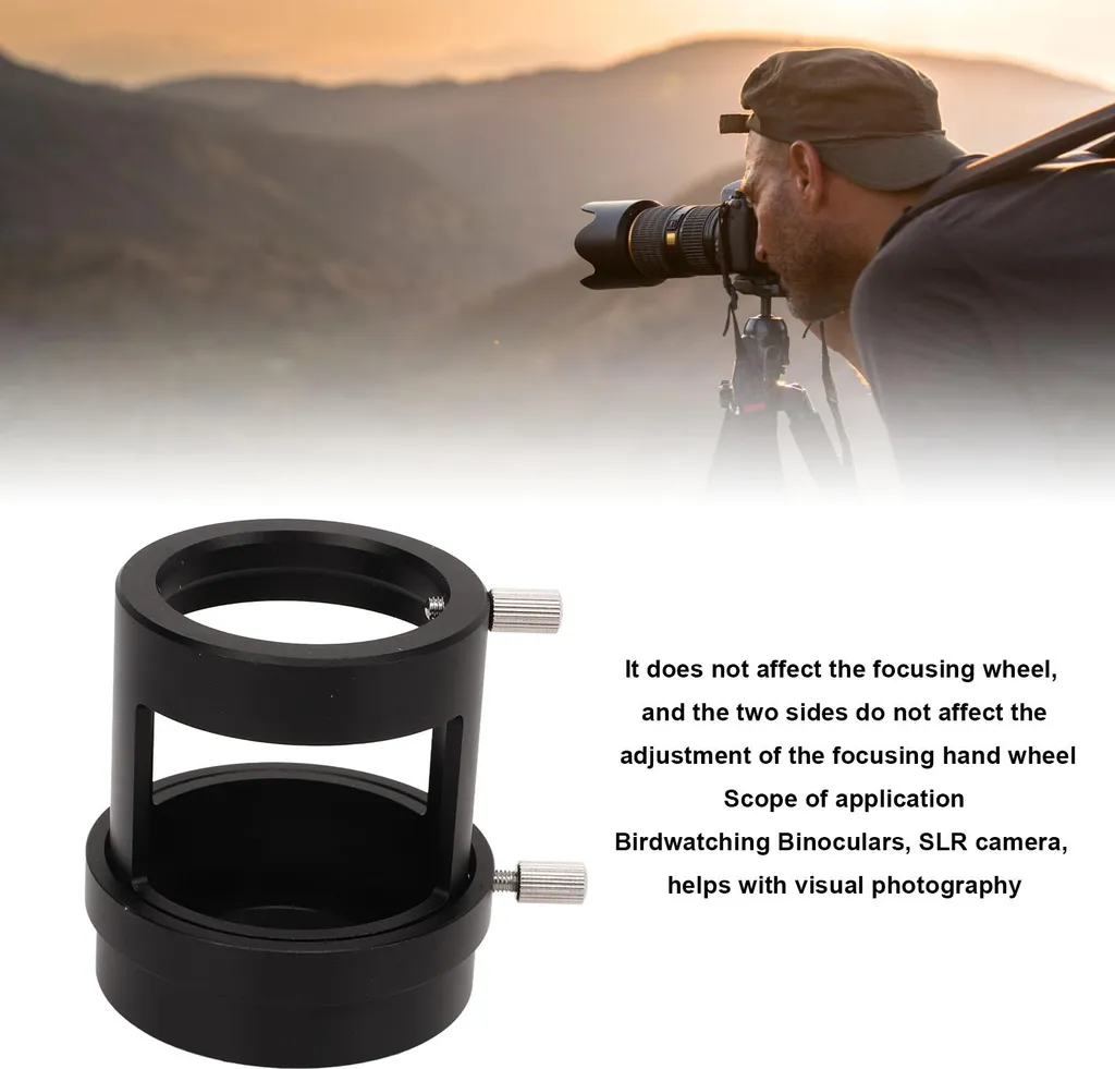 Bague T2 pour télescope astronomique compatible Nikon et Pentax M42 - 3