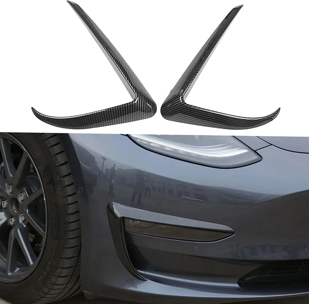Protection de Phare Antibrouillard Carbone pour Tesla Model 3 Pack - 2