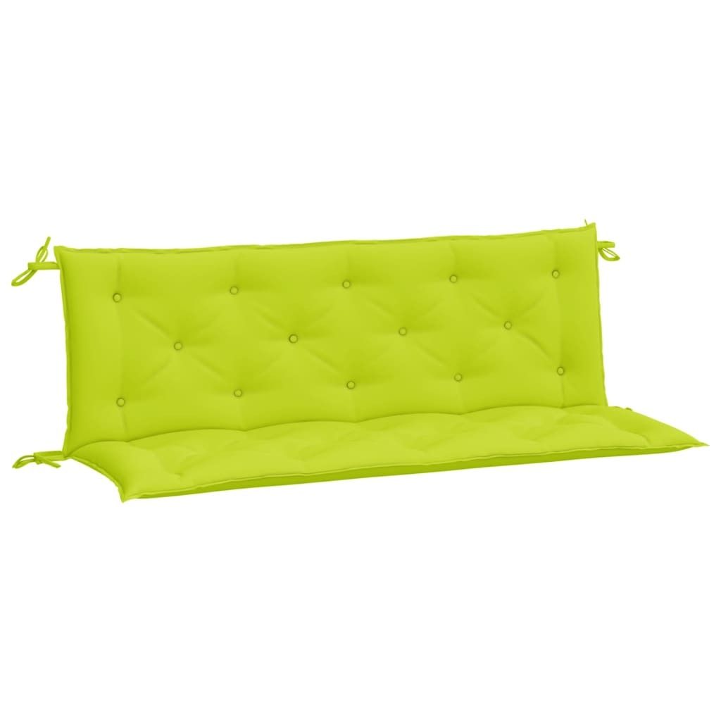 vidaXL Gartenbank-Auflagen 2 Stk. Knallgrün 150x50x7 cm Produktbild 