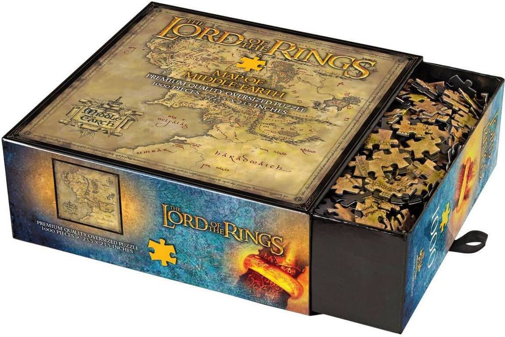 Pán prsteňov Puzzle Stredozem (1000 dielikov) Obrázok produktu 
