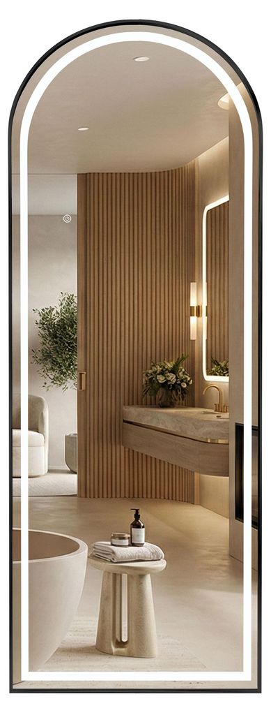 Miroir Rea Orbit 60X170 Led Noir Image du produit 