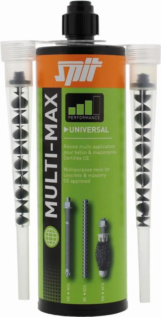 Mortier de scellement chimique SPIT Multi-Max 410ml - Fixation Rapide
