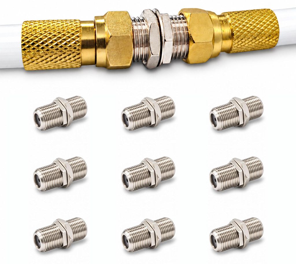 Premium X 10x F-Verbinder Zinklegierung, vielseitiger Produktbild 