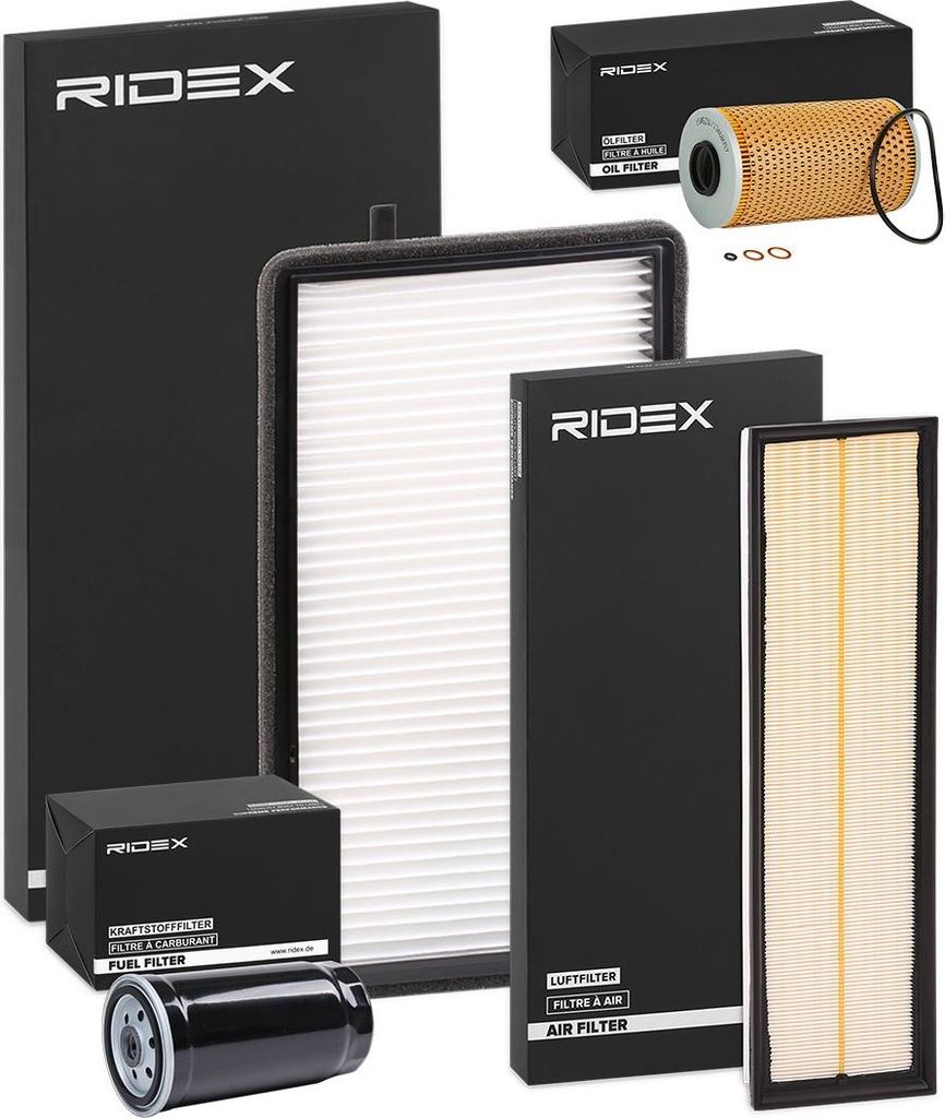 RIDEX Filterset Inspektionspaket Filtersatz für BMW 3 Limousine (E36) 3 Touring (E36)