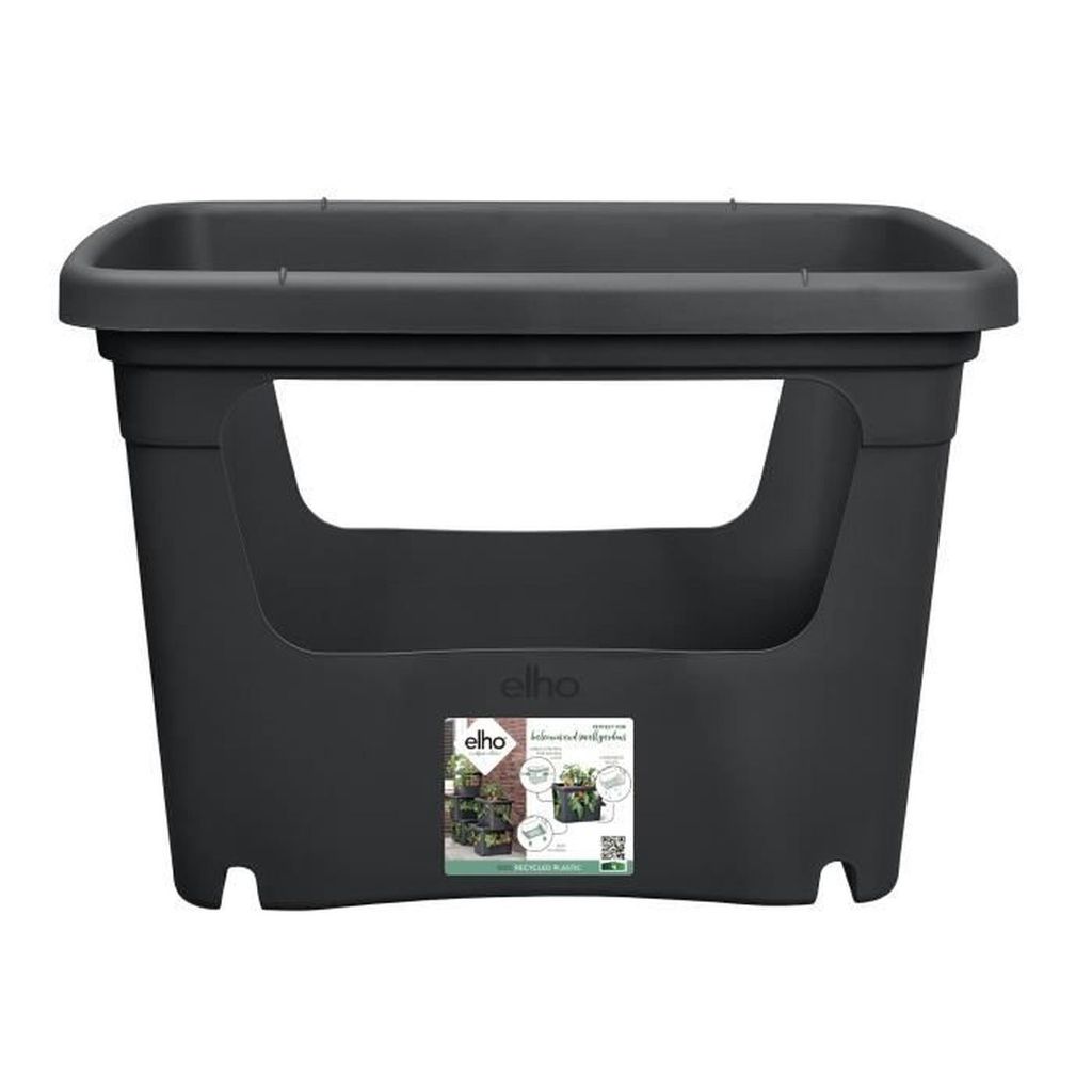 Blumentopf - Living Black - Outdoor - 35,1 x B 50,9 x 35,7 Produktbild 