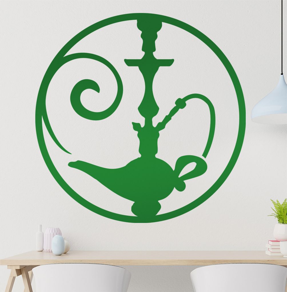 Wunderlampe Wandtattoo in 6 Größen - Wandaufkleber Wall Sticker - Dekoration, Küche, Wohnzimmer, Schlafzimmer, Badezimmer