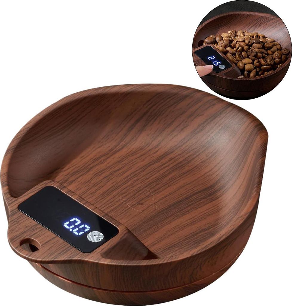 Digitale Küchenwaage, Elektronische Kaffeeskala,Lebensmittelwaage 1kg Kapazität, Digitale Kaffeewaage für Barista & Küche