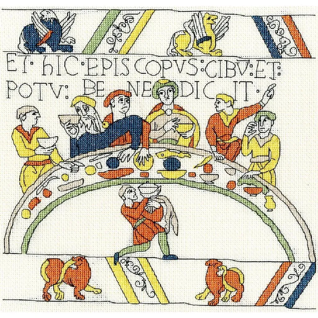 Tableau à broder point de croix The Bishop's Feast Bothy Threads 27x26