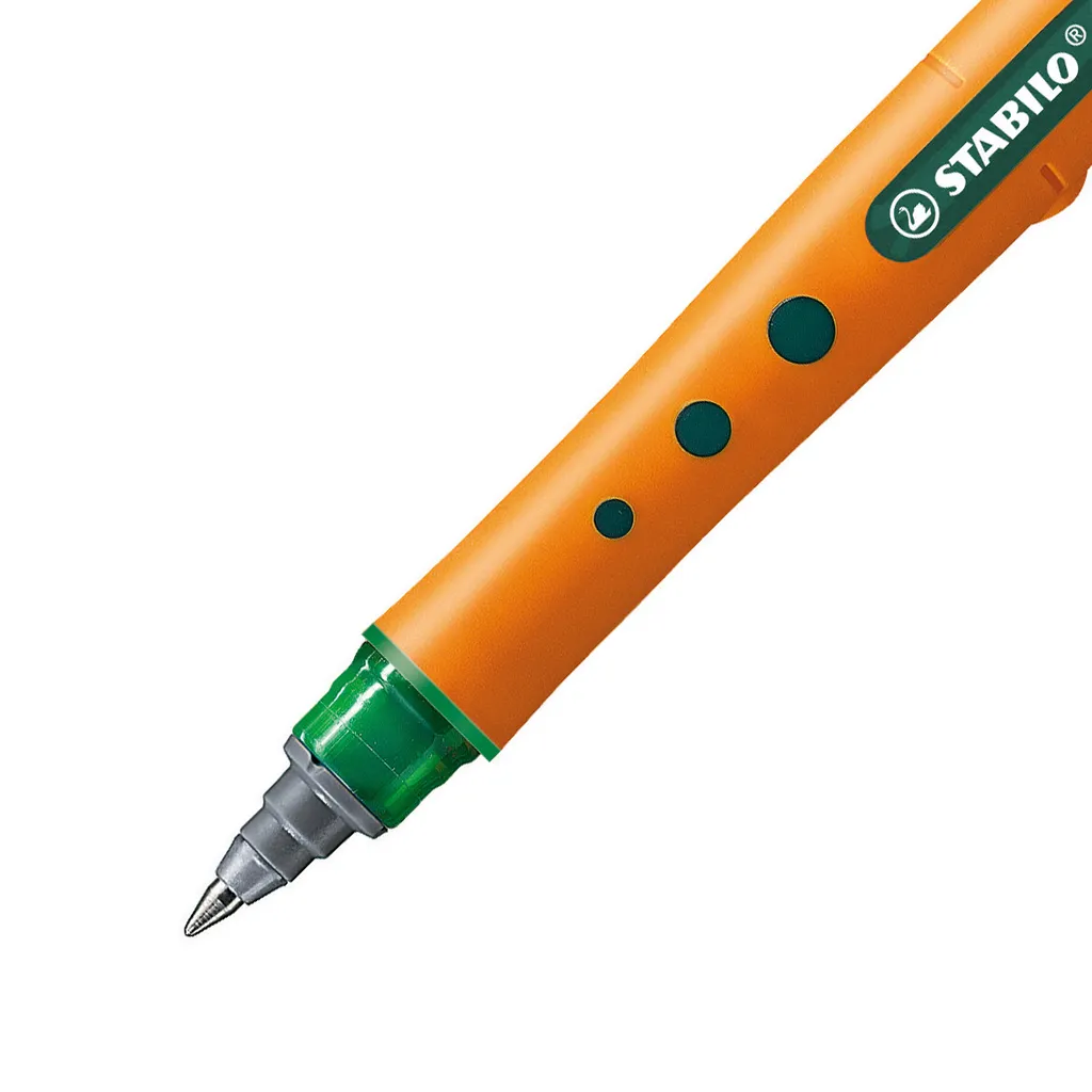Pack 10 Rollers STABILO worker+ Verts pour une Ecriture Fluide Fine - 12