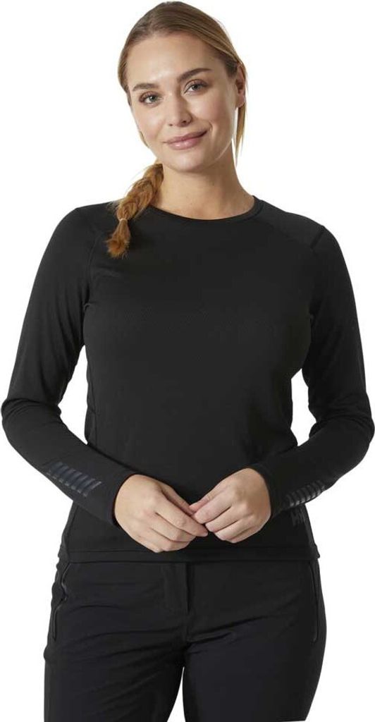 Helly Hansen Lifa Active Crew Langarm-baselayer Schwarz S Frau Schwarz S