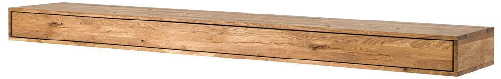 MASSIVMOEBEL24.DE Lowboard Wildeiche 235x43x17 natur geölt Produktbild 