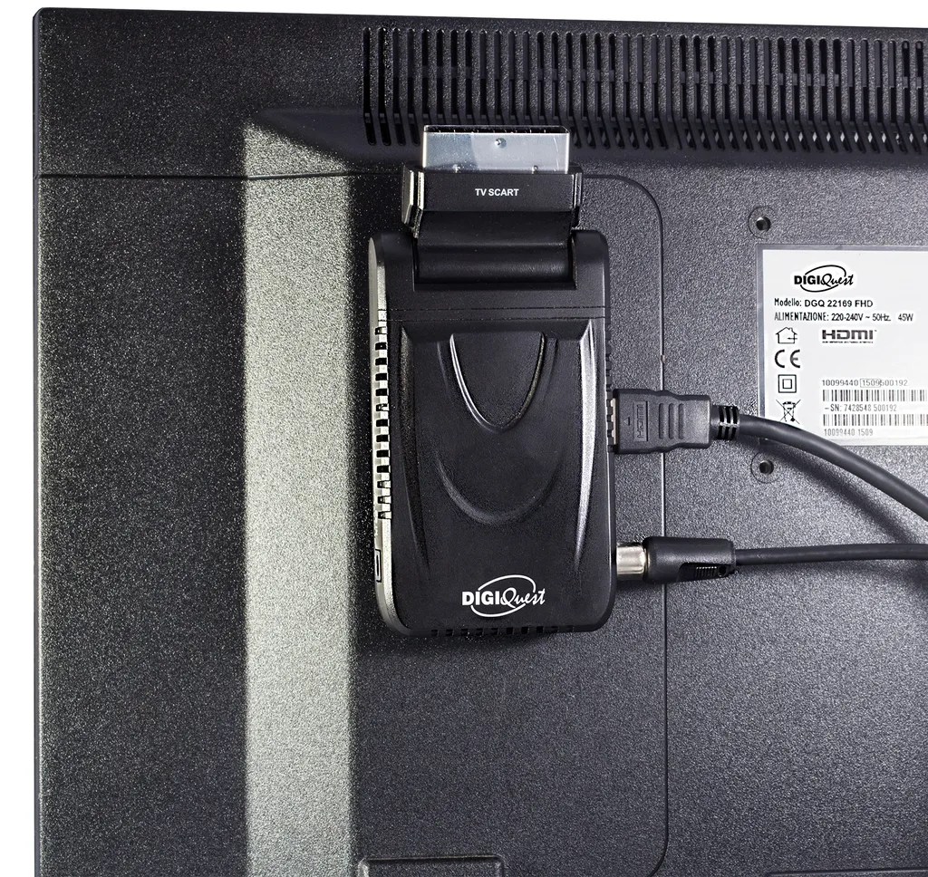 Décodeur Satellite Full HD Digiquest Invisible Cable avec Déport Infrarouge - 2
