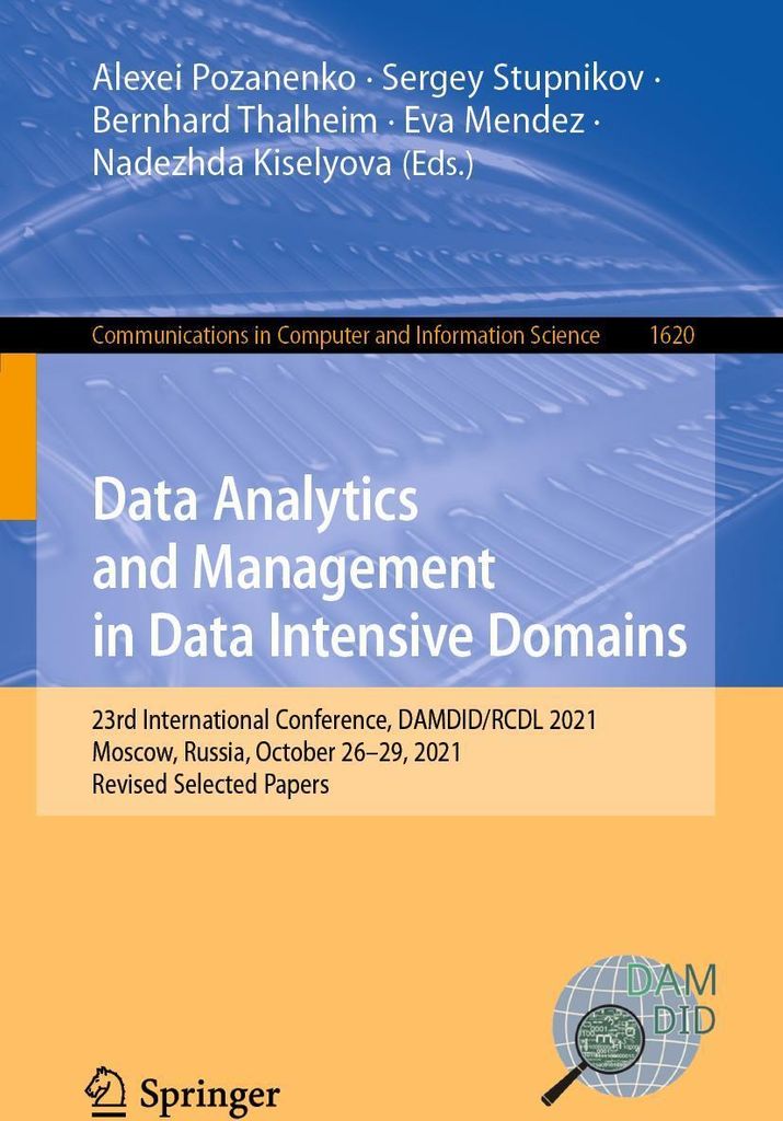 Data Analytics and Management in Data Intensive Domains