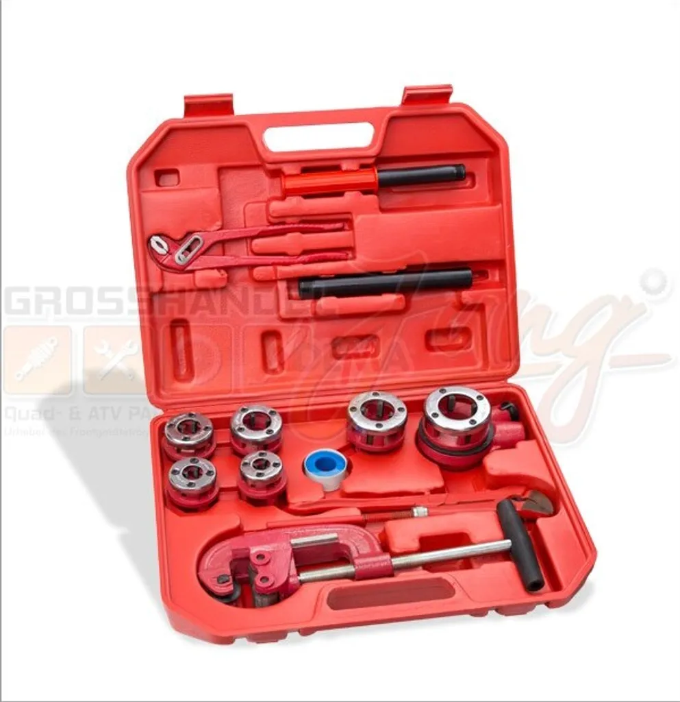 Kit taraudage 12 pièces HSS pour réparer un filetage foiré ou usé