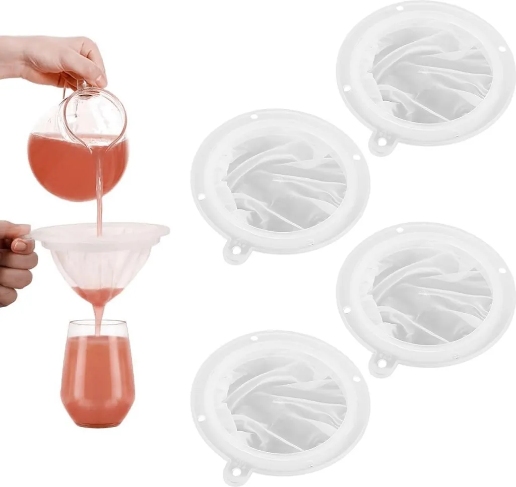 Filtre de cuisine à mailles fines en nylon pour lait végétal et jus
