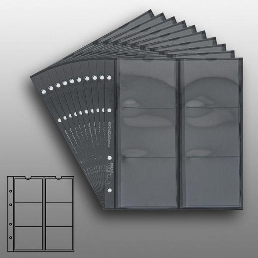 Prophila Collection 10 kleine Münzhüllen für je 6 Münzen Produktbild 