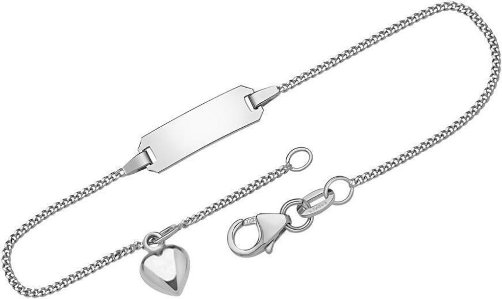 Armband mit Herzmotiv aus 375er Weißgold ID1030-G