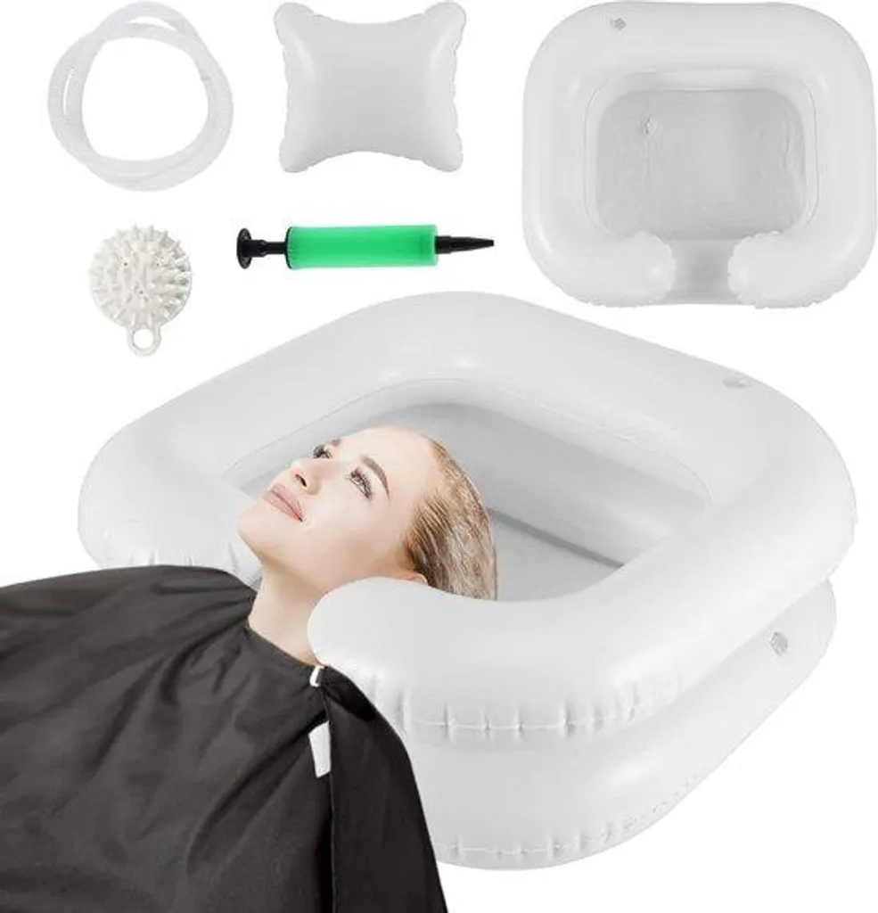 Baignoire gonflable pour shampoing au lit : idéal maintien à domicile seniors