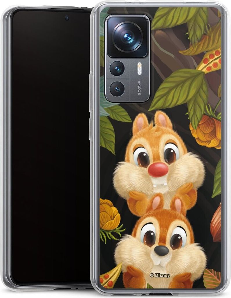 DeinDesign Handyhülle für Xiaomi 12T 5G Silikon Hülle Case Smartphone Schutzhülle Disney Offizielles Lizenzprodukt Chip und Chap