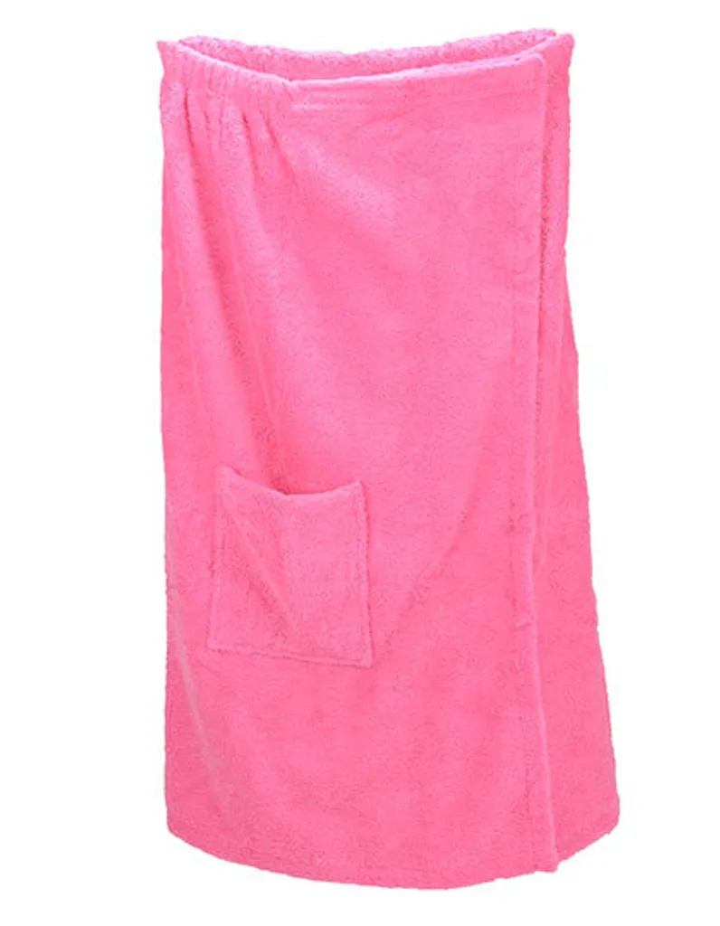 A&R 043.50 Sauna Kilt Donna Rosa | Telo Spugna 100% Cotone 85x150cm - 2