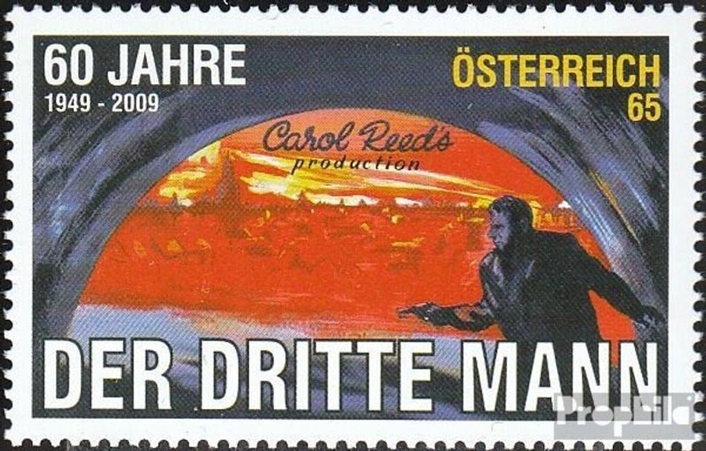 Briefmarken Österreich 2009 Mi 2822 (kompl.Ausg.) postfrisch Der dritte Mann