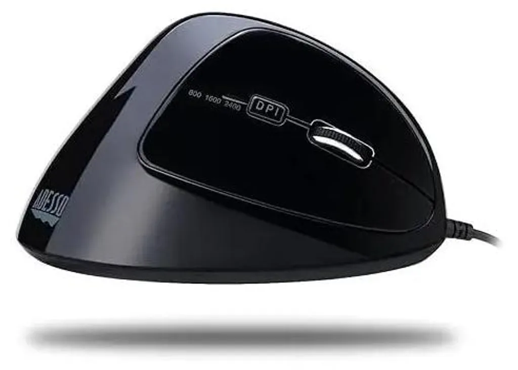 Souris gaming ergonomique verticale Adesso iMouse E3 avec poids réglables