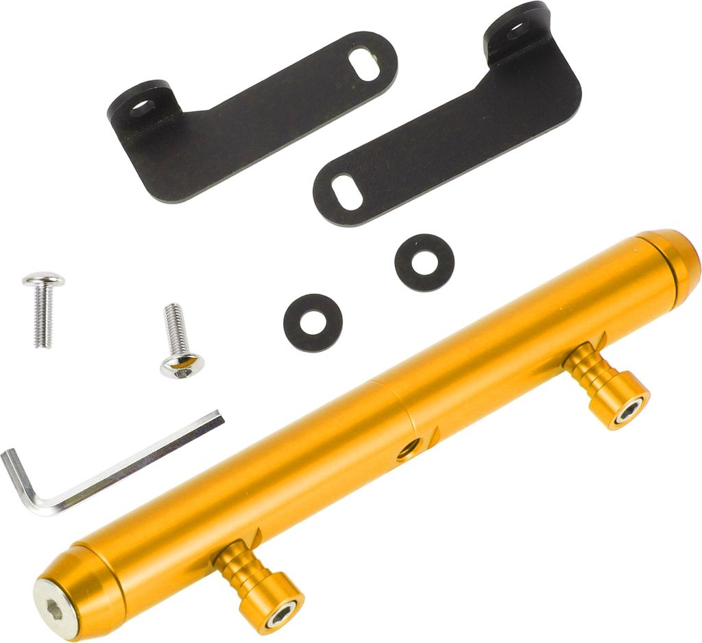 Motorrad Querstrebe für Motorrad Tragbar | Lenker Motorrad Lenker Goldfarben mit kleinem Schraubenschlüssel 1 Satz