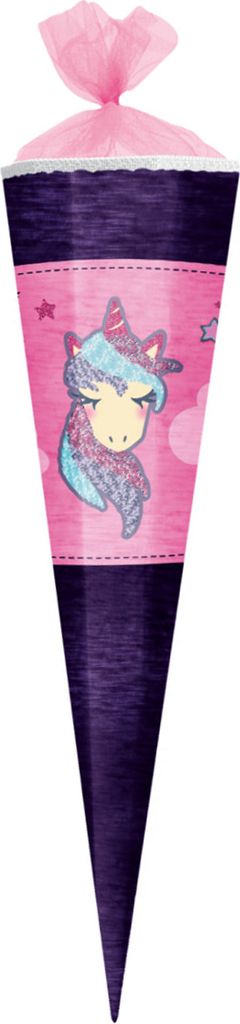 Herlitz Schultüte / Zuckertüte / 85cm / eckig / "Einhorn"