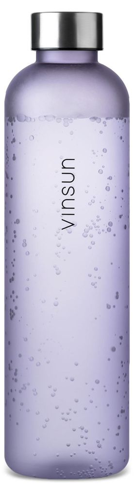 Trinkflasche 1L Sportflasche Wasserflasche BPA frei Kohlensäure geeignet Vinsun