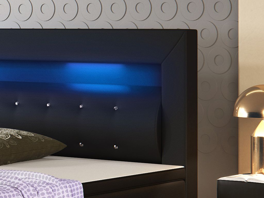 Inter Handels Boxspringbett Monaco 180x200, Boxspringbett Produktbild 3