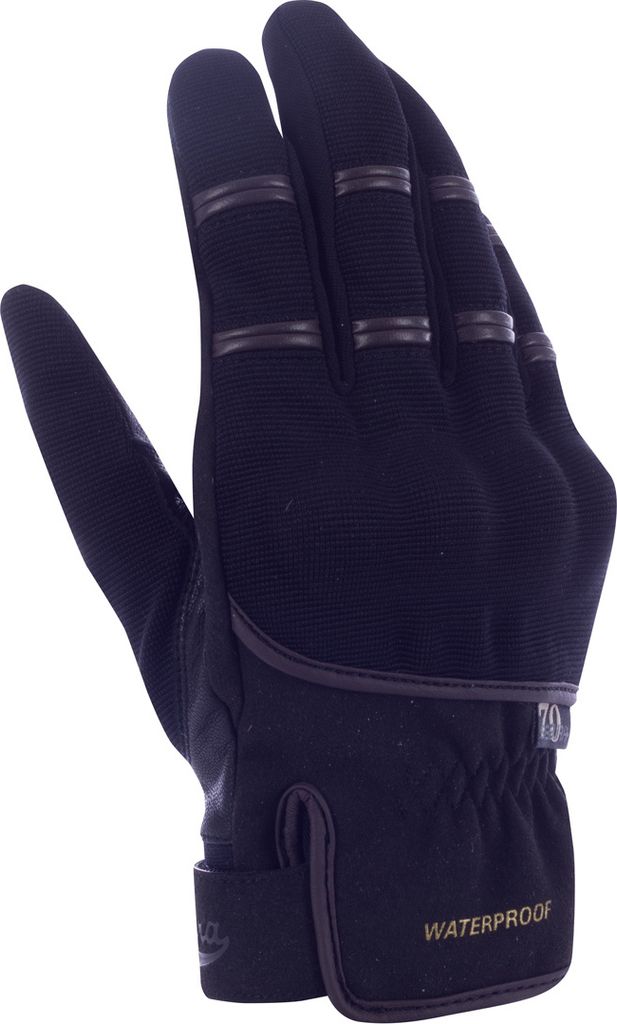 Segura Zeek Evo Wasserdichte Motorrad Handschuhe, schwarz/braun, 12