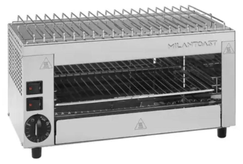 MILANTOAST forno / tostapane in acciaio inox 3 posizioni Immagine del prodotto 