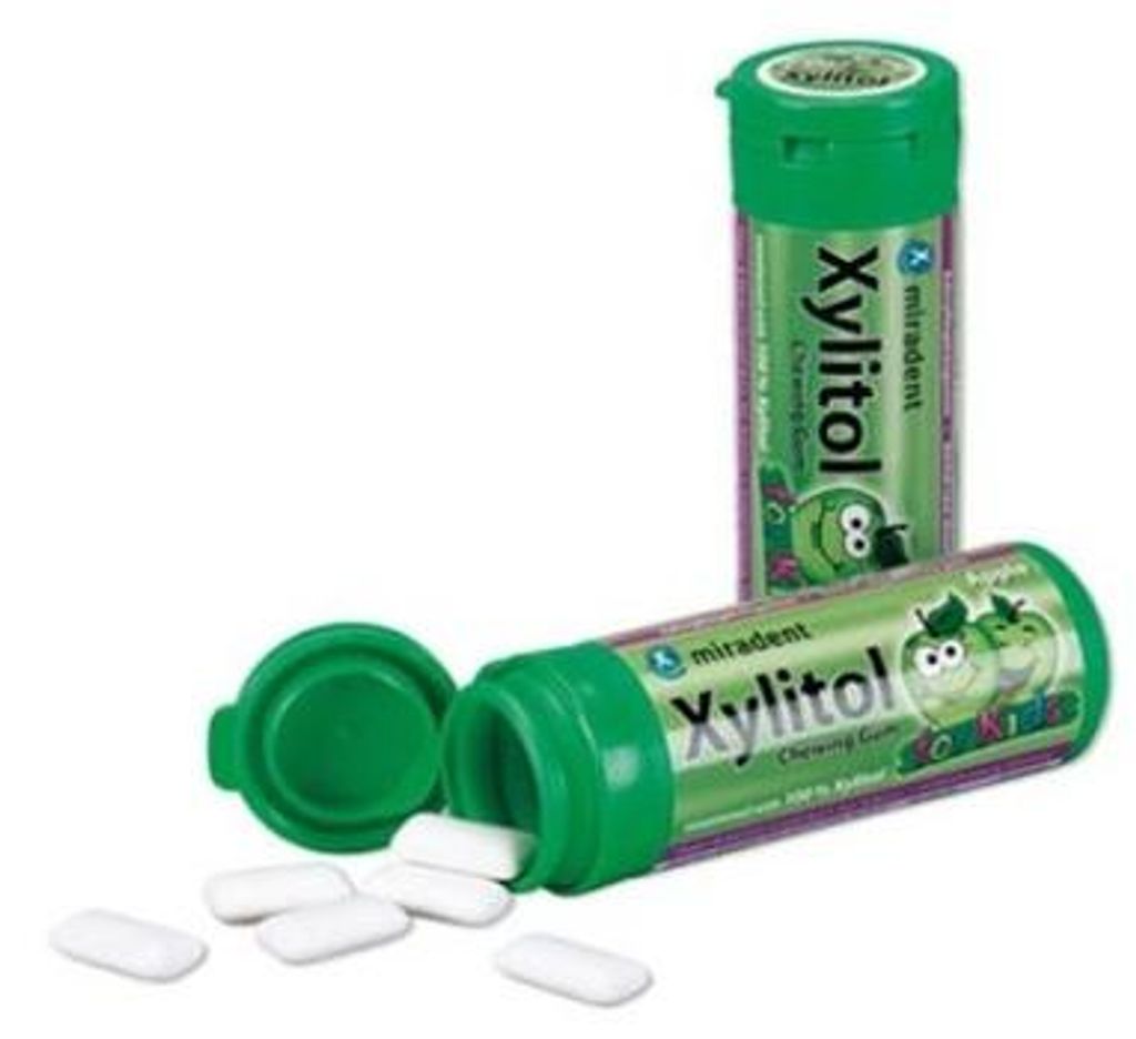 Xylitol miradent Zahnpflegekaugummi Kids 30g mit Xylit Produktbild 