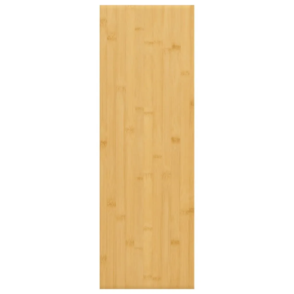 Mensola Salvaspazio Bambù 60x20 cm | Per Bagno, Cucina e Cameretta