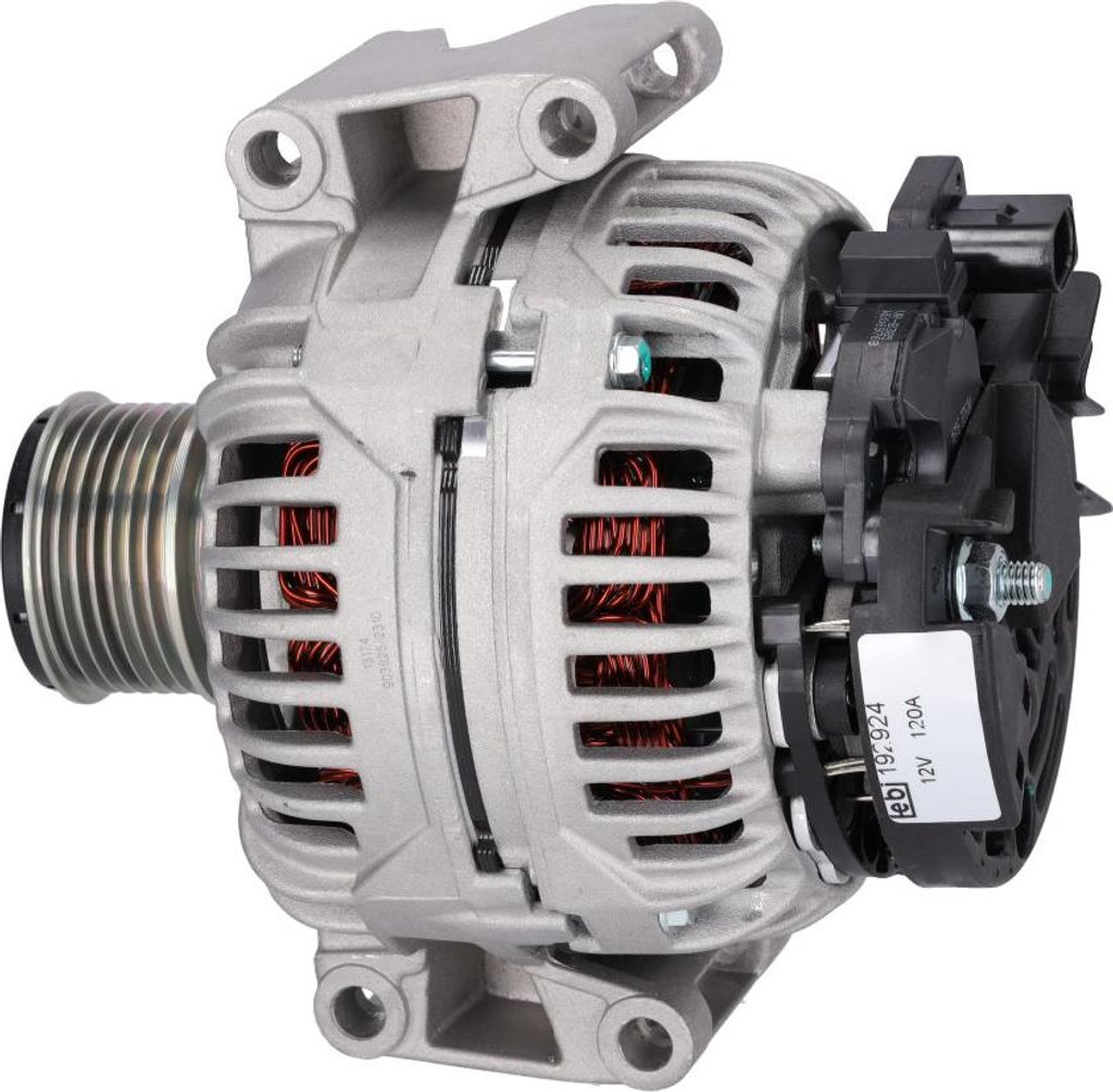 FEBI BILSTEIN 192924 Lichtmaschine Generator LiMa 120A 12V passend für MERCEDES-BENZ E-Klasse Limousine (W211) C-Klasse Limousine (W203) CLK (C209)