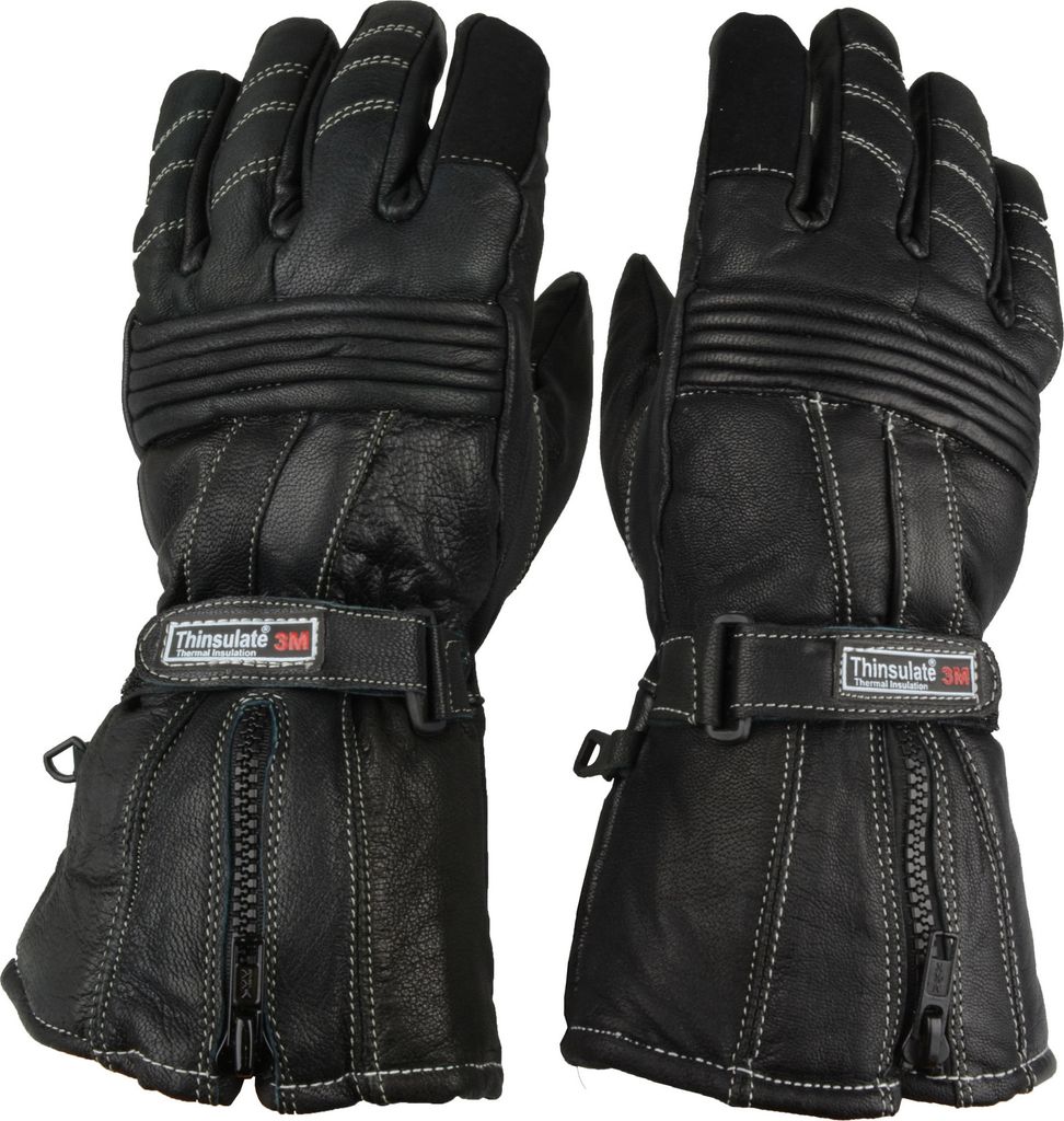 Scooter Motor Handschuh M Scotchlite wasserdichte schwarze 3M