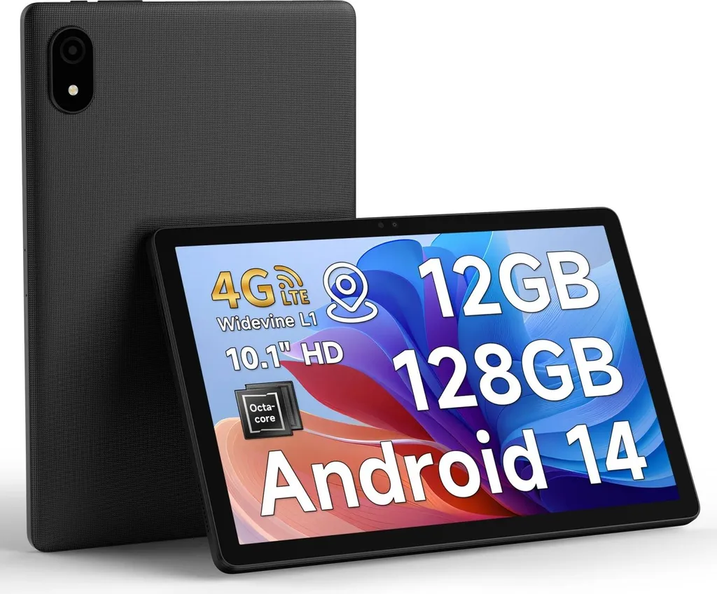 Tablette Android 14 Alldocube iPlay 60 S autonomie 6200mAh noire 4G