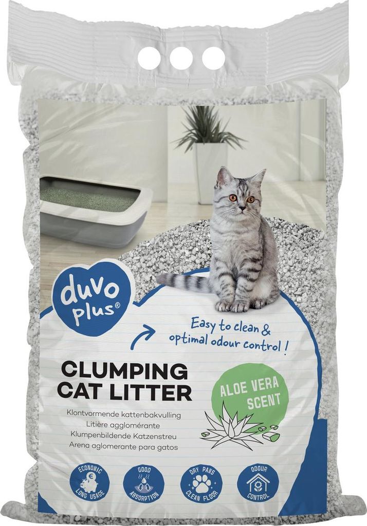 DUVO+ Hrudkující podestýlka pro kočky s vůní aloe vera  Obrázek produktu 
