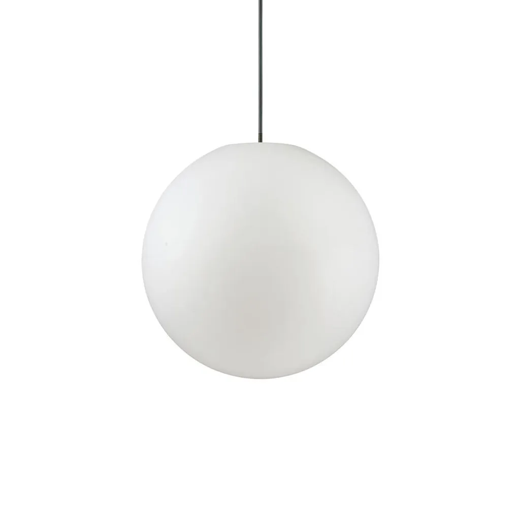Offerta Ideal Lux 136004 Sole | Sospensione Esterno 40cm Bianca E27