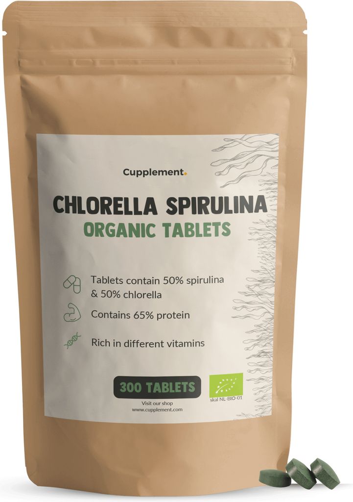 Spirulina Chlorella Tabletten 500 mg