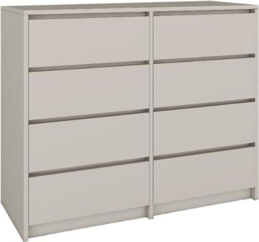 BDW, cassettiera, credenza soggiorno, 120x100cm, cashmere Immagine del prodotto 