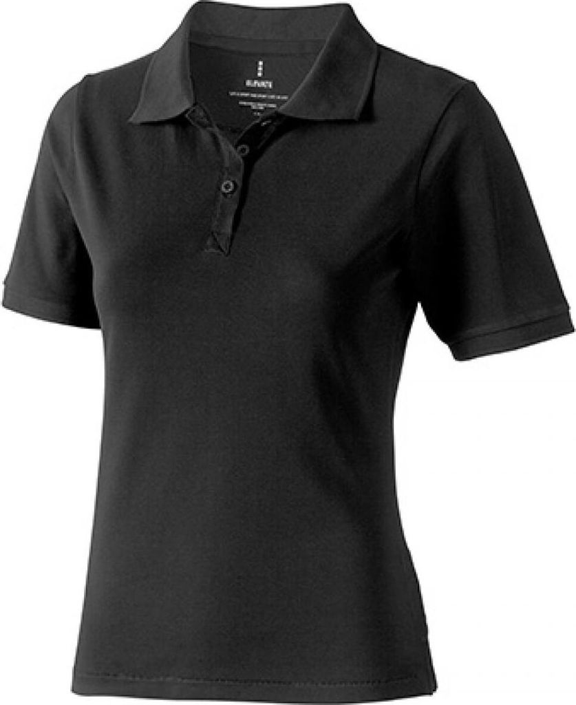 Elevate 38081 | Damen Calgary Poloshirt Piqué - Farbe: Anthracite (Solid) - Größe: M